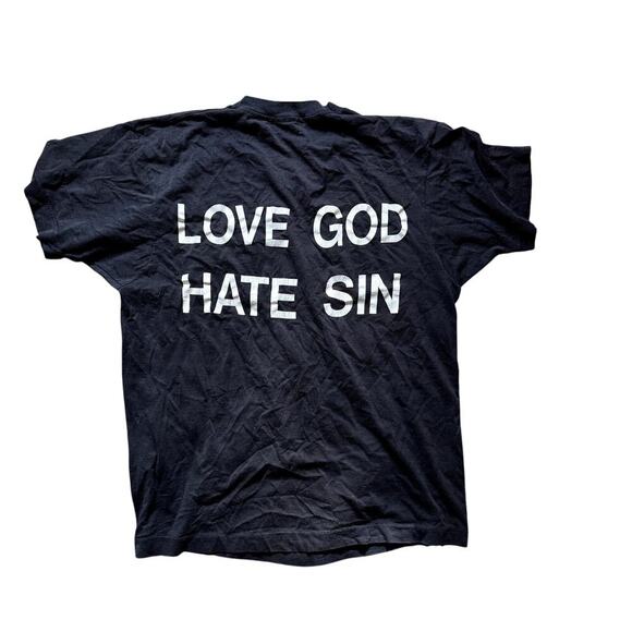 1987 Vintage Band Tour T-Shirt Single Stitch Unisex Size Large - Picture 2 of 4